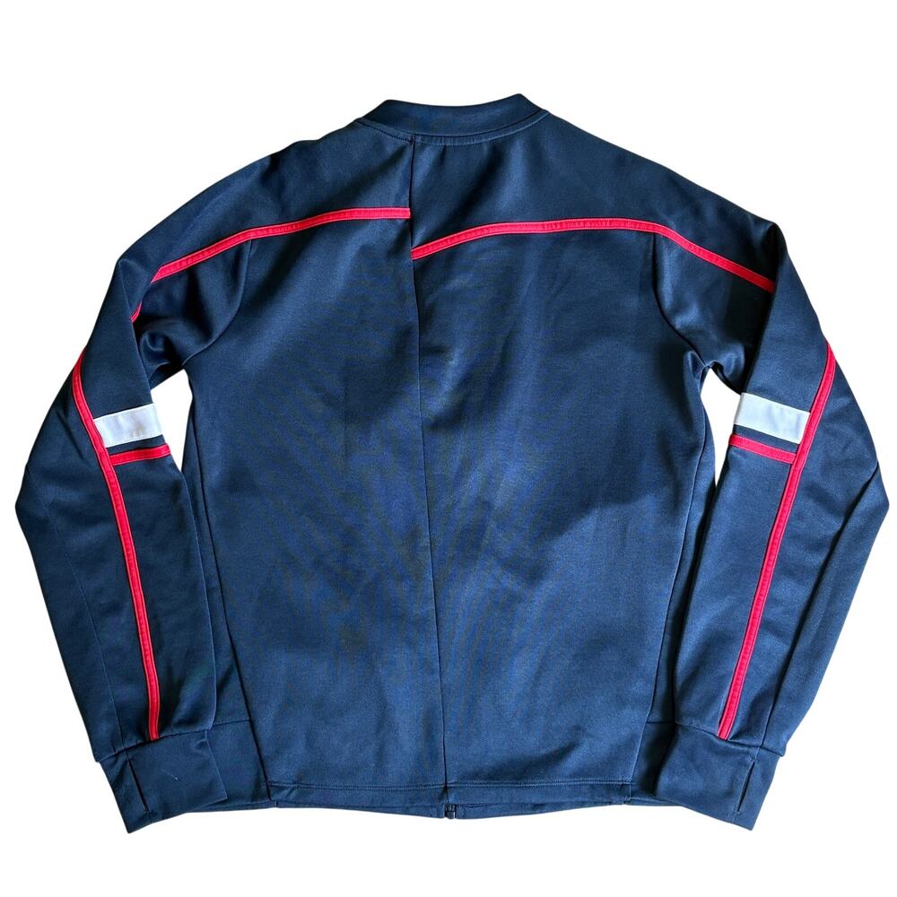 Sergio Tacchini Navy Blue Track Suit Jacket Men's Size Medium Red Piping - Picture 6 of 7